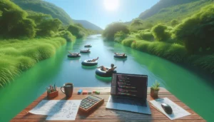 The Lazy River Approach to Coding: Maximizing Productivity Through Strategic Relaxation