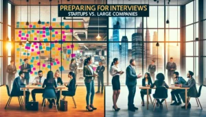 How to Prepare for Interviews at Startups vs. Large Companies: A Comprehensive Guide