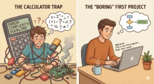 The “Calculator Trap”: Why Your First Project Should Be Boring